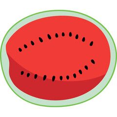 Watermelon Slice Illustration