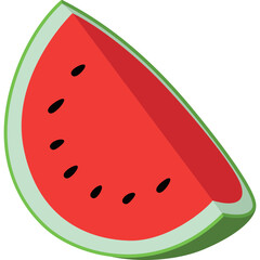 Watermelon Slice Illustration
