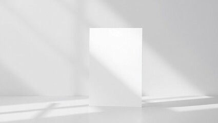 Fototapeta premium Sleek Minimalist Invitation Card Design - Modern Product Photography