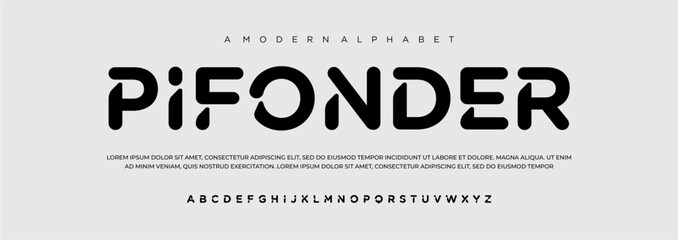 Alphabet letters font Elegant awesome