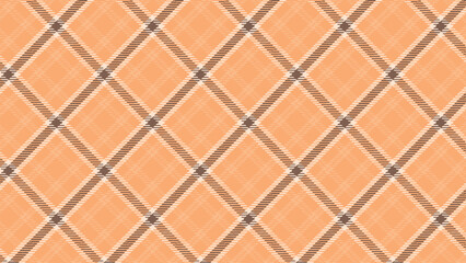 Sophisticated Peach and Brown Plaid Pattern Design