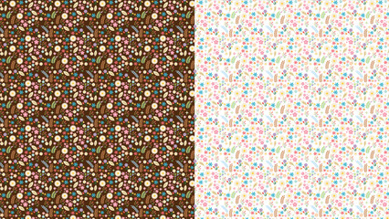 seamless knitted pattern