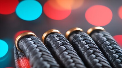 Textured dark grey abstract background bokeh lights