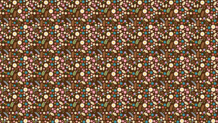 abstract seamless pattern with circles