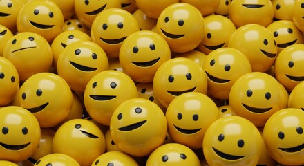 Smiling faces all over the screen