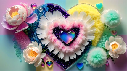 carnival mask with feathers