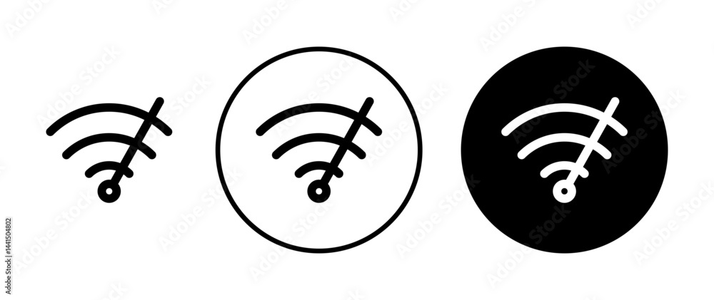 Poster wifi speed icon vector simple design