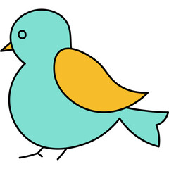 Simple Doodle Bird
