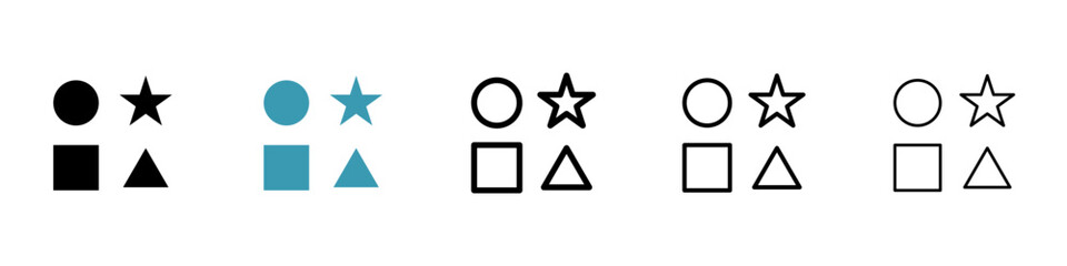 Variety icon vector simple design