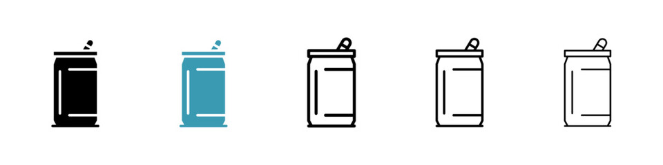 Soda can icon vector simple design