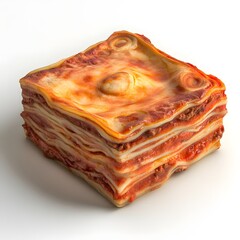 Gourmet Lasagna: A visually appealing, layered lasagna dish, with the perfect combination of pasta, meat, cheese and sauce, the epitome of culinary excellence.