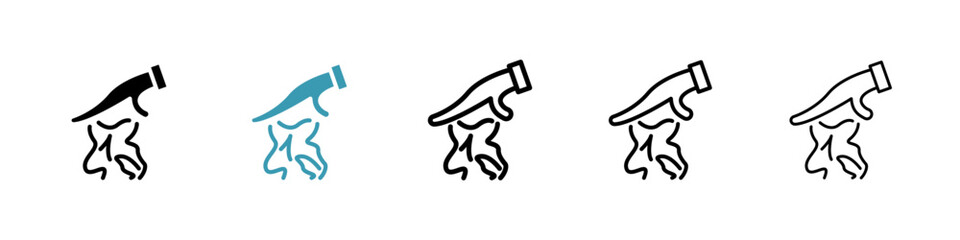 Slime icon vector simple design