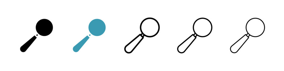 Loupe icon vector simple design