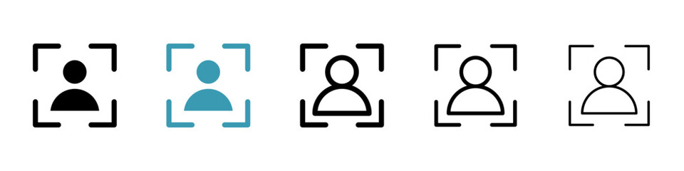 KYC icon vector simple design