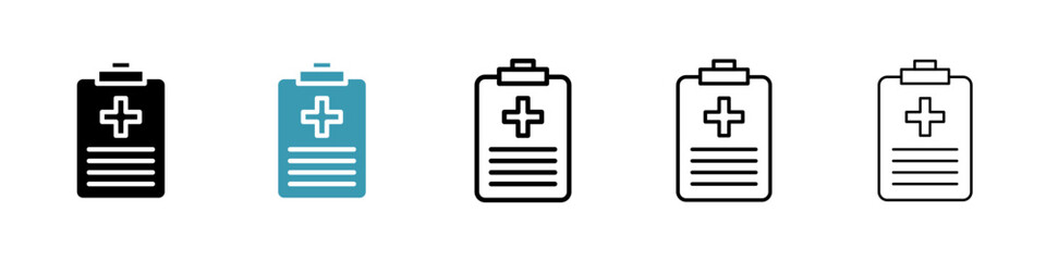 Health insurance icon vector simple design