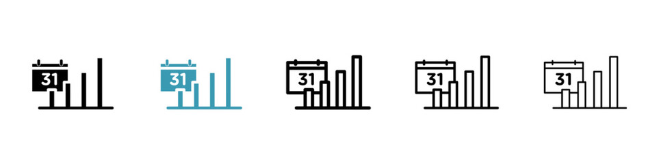 Fund growth icon vector simple design