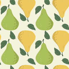 Summer tropical fruit seamless pattern for fabric, textile, wallpaper