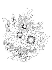 Spring Petals Coloring Book for Relaxation and Mindfulness