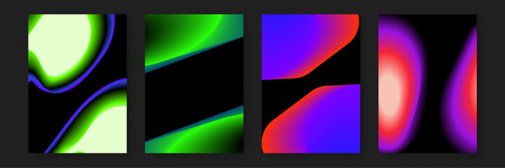 abstract colorful geometric shapes patterns with retro memphis style vector illustration