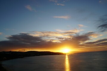 Beautiful view of Sunset in Guam