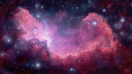 Cosmic Nebula: A breathtaking view of the universe