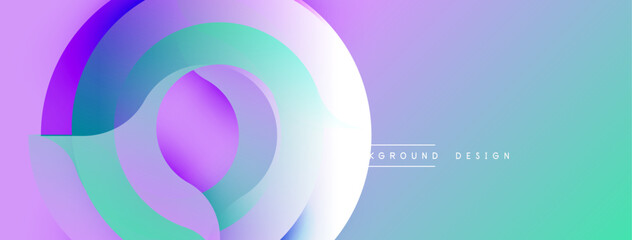 Abstract swirling shapes, vibrant colors, gradient background. Modern design element, smooth transitions, visual harmony.