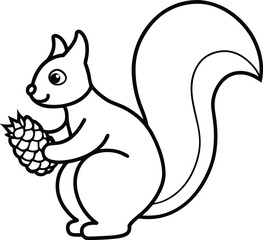 squirrel with nut