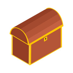Treasure Chest Isometric