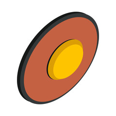 Wooden Shield Isometric