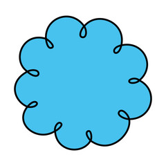 Empty green speech bubble. Cartoon clouds text box. Comic chat message balloon pack for poster, label, tag, banner, badge, sticker. Pop art doodle frame or border bundle. Vector illustration