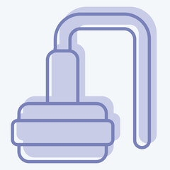 Obraz premium Icon PF Lifting. related to Cosmetology symbol. two tone style. design editable