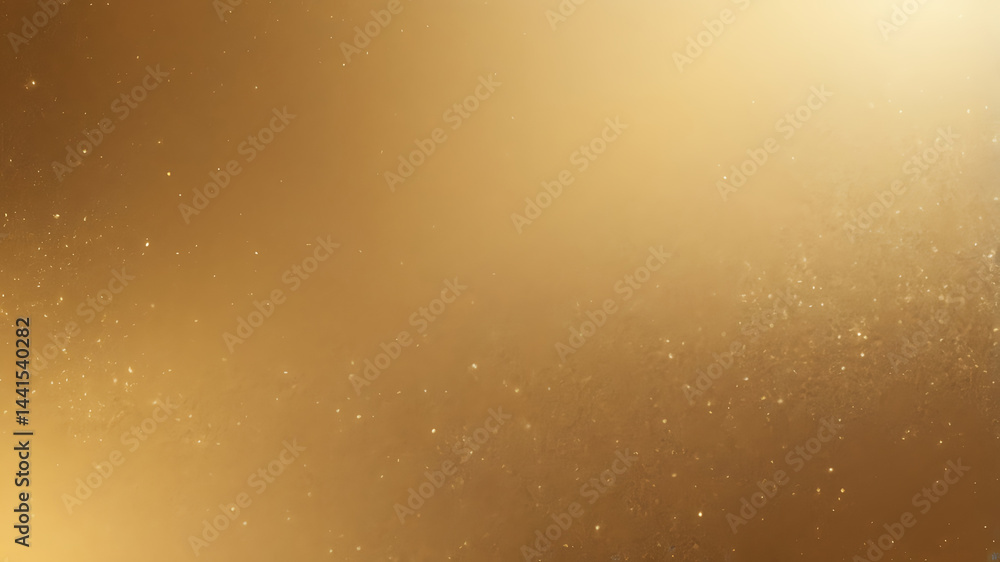 Poster golden sparkle abstract light background with shiny dust and glow texture design ai
