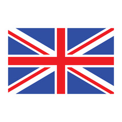 coronation day. british flag illustration