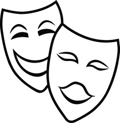comedy and tragedy theater masks