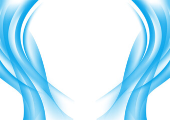 HORIZONTAL FRAME SIMPLE LIGHT BLUE WAVE ABSTRACT BACKGROUND