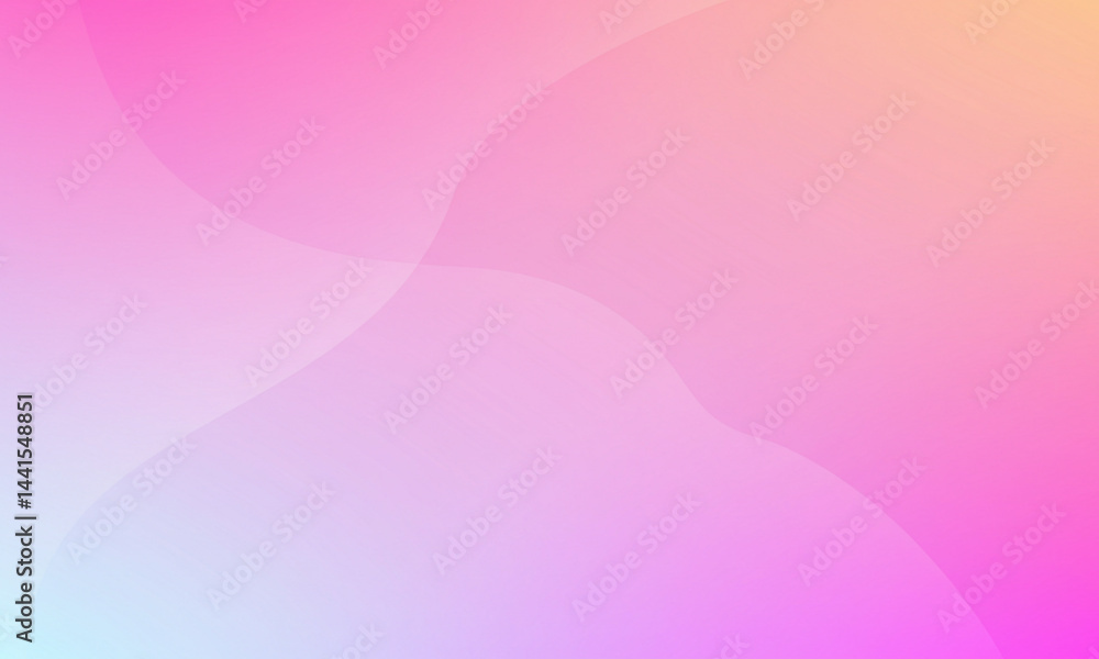 Poster abstract colorful gradient background with smooth curves