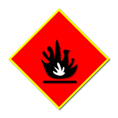 flammable hazard icon png 