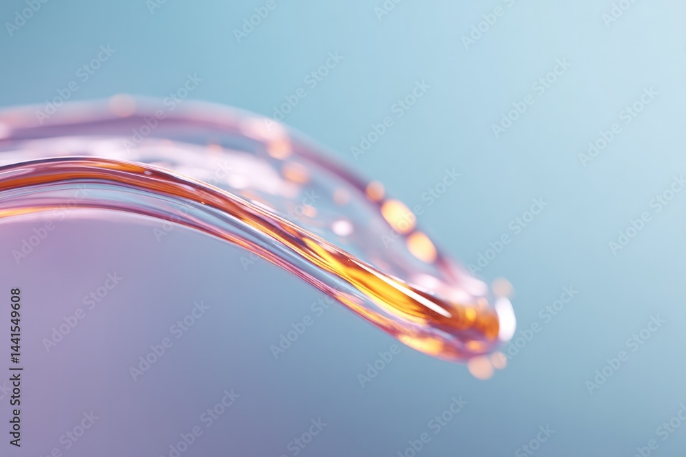 Poster elegant splash of vibrant color caught in mid-air minimalistic tones pristine background with ample 