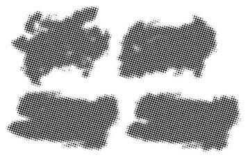 Halftone Grunge Ink Texture Pack - High Resolution Abstract Design