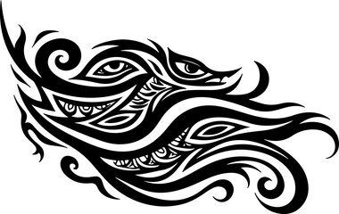 Tribal Tattoo Design Vector Bundle