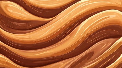 Naklejka premium Smooth caramel-like spread texture