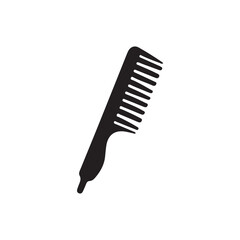 Hair comb icon for salon and grooming design