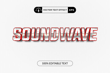 World Music Day, Soundwave Text Effect Editable