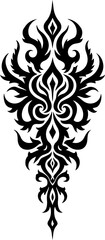 Tribal floral Tattoo And Ornament Design Vector Bundle