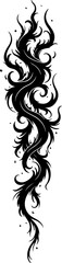 Fototapeta premium Tribal floral Tattoo And Ornament Design Vector Bundle