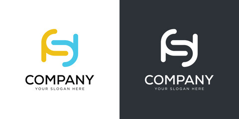 letter s logo vector concept