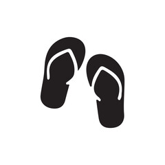 Flip Flop Sandal Icon for Summer Designs