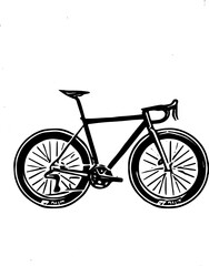 vintage bicycle vector illustration