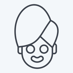 Icon Beauty Treatment. related to Cosmetology symbol. line style. design editable