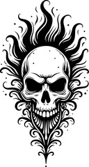 Tribal floral Tattoo  And Ornament Design Vector Bundle